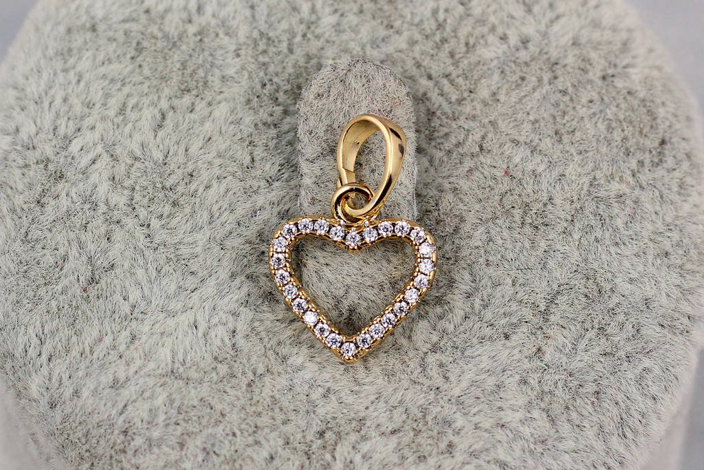 

Кулон Xuping Jewelry сердечко 1,2 см золотистый