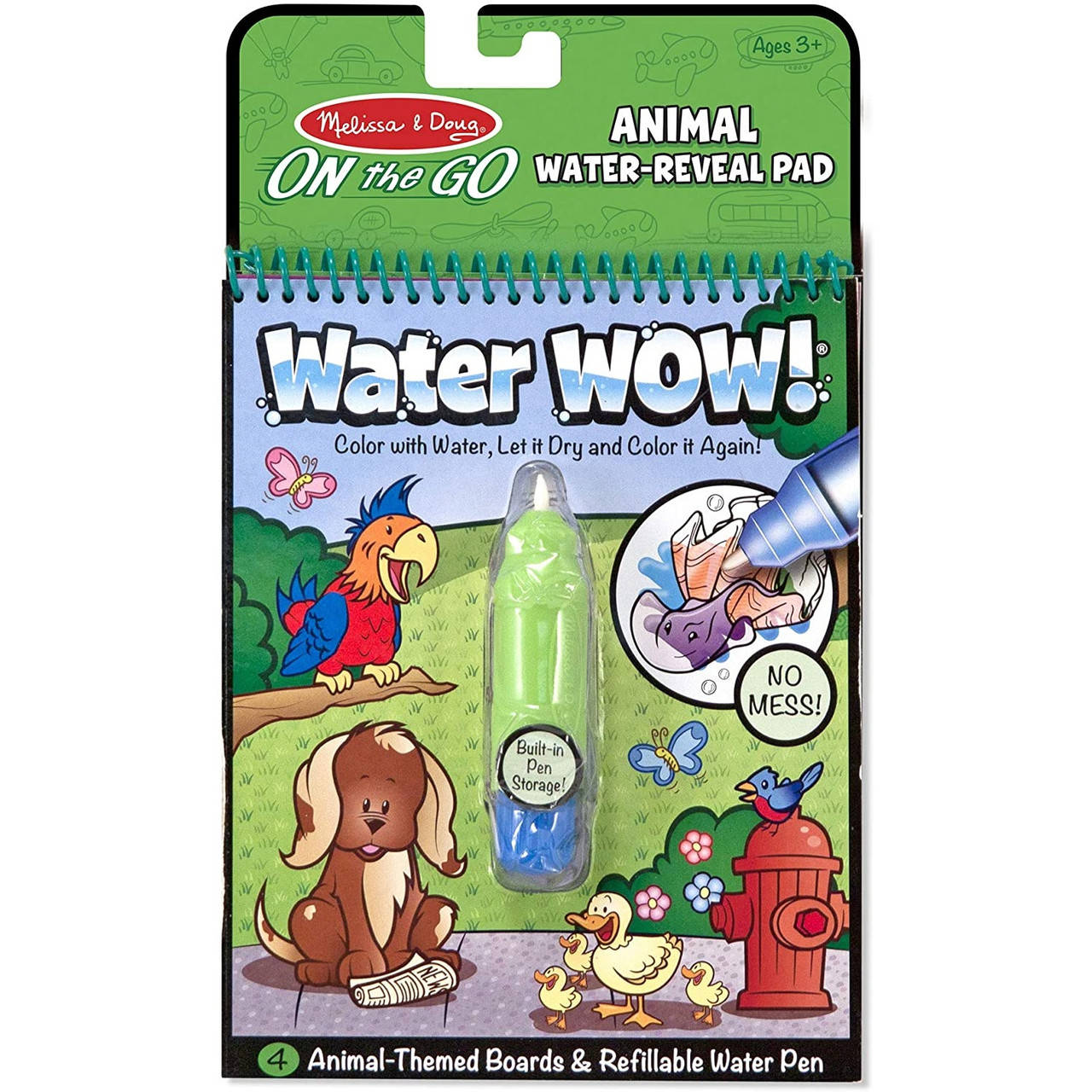 

Водная многоразовая раскраска Water Wow Animals Melissa & Doug - Животные