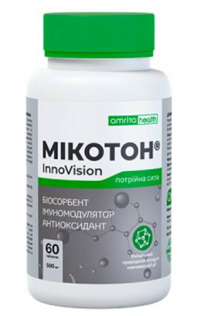 

Микотон InnoVision в таблетках сорбент, антиоксидант 2 шт по 60 табл