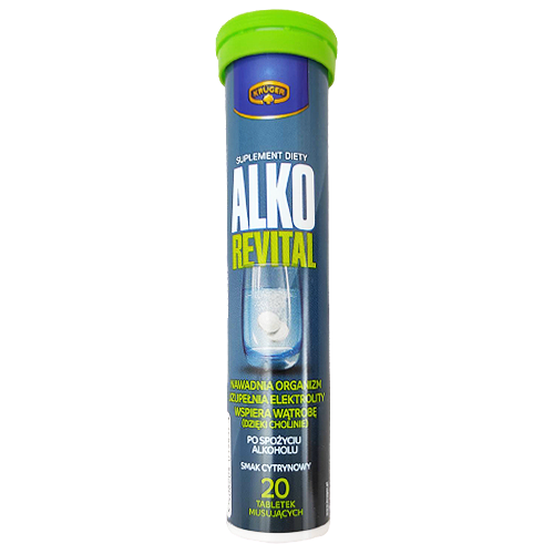 

Вітаміни Крюгер Алко Ревіталь Krüger 84g 28шт/ящ (Код : 00-00003506)