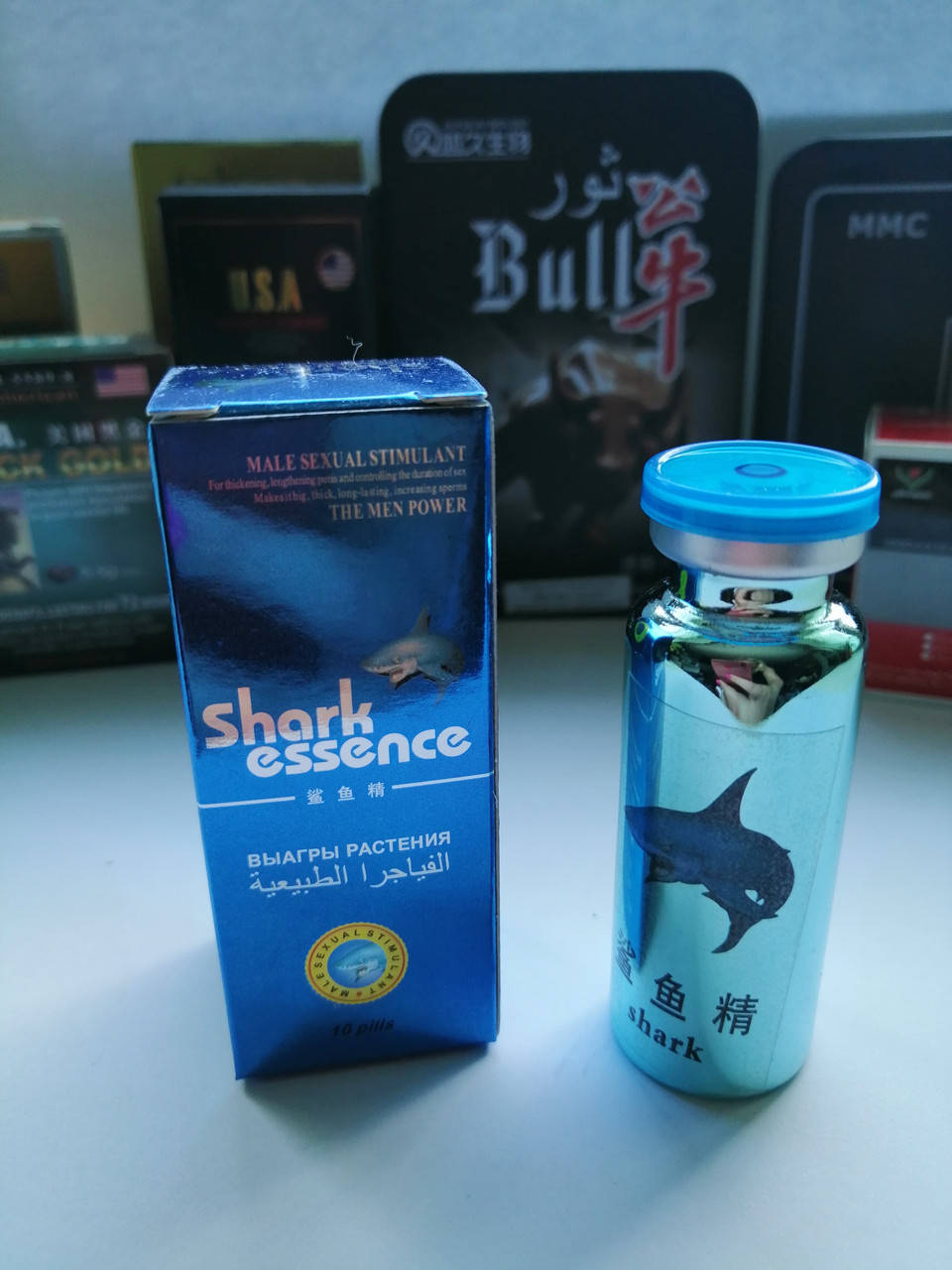 

Препарат для повышения потенции Shark Essence / Акулья Эссенция (10 таблеток)