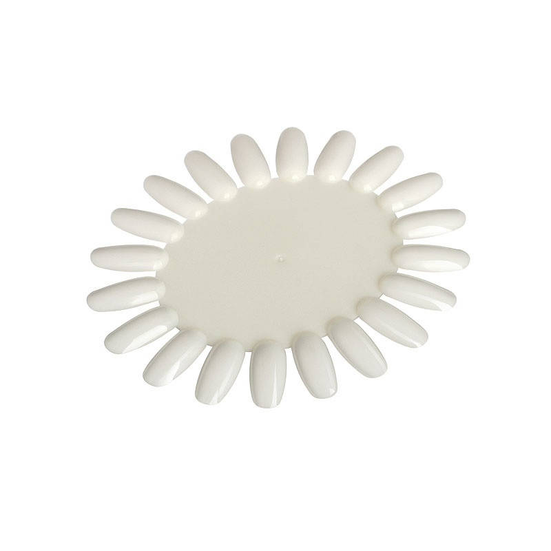 

Палитра для лака круглая, дисплей-ромашка для лаков, гель-лаков, матовая (20 типс)