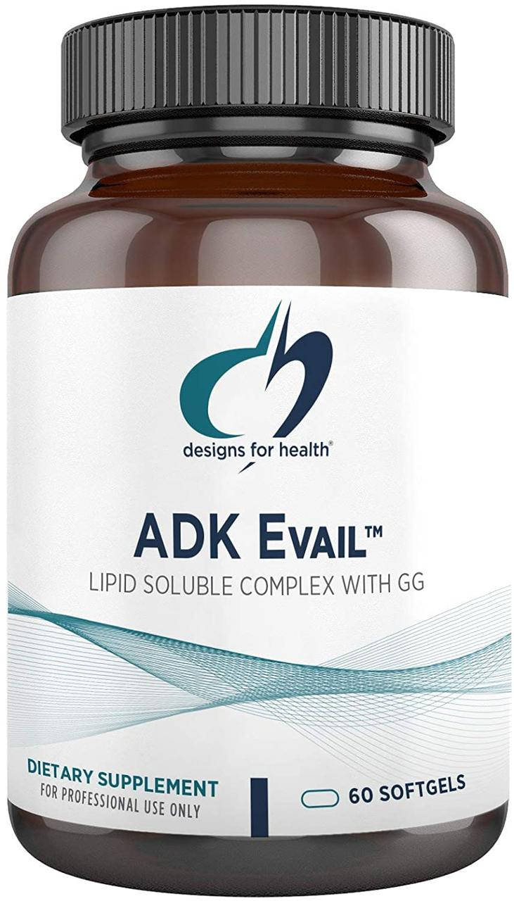

Designs for Health ADK Evail / Жирорастворимые витамины А, Д, Е, К 60 шт