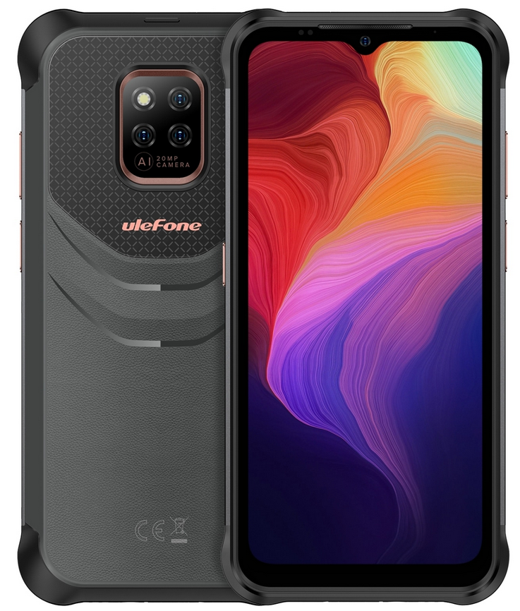 

Ulefone Power Armor 14 6.52" 4GB RAM 64GB ROM 10000мАч 20MP 4G NFC IP68 IP69K Android11 Black, Черный