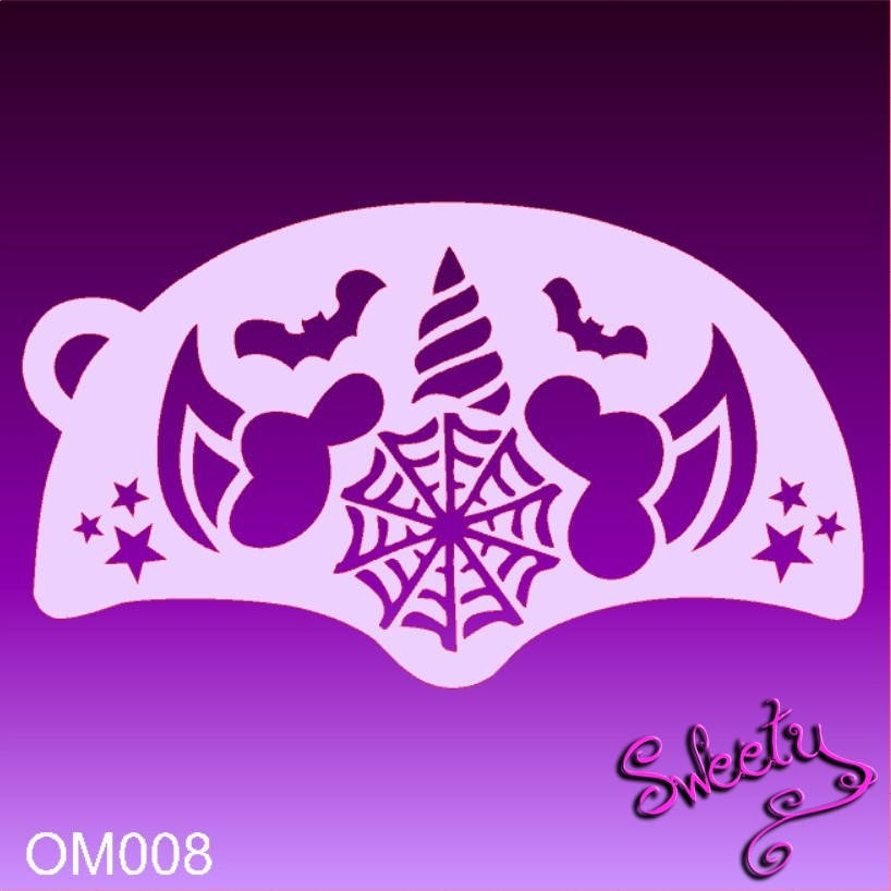 

Трафарет для аквагрима многоразовые, Stencils by Sweety