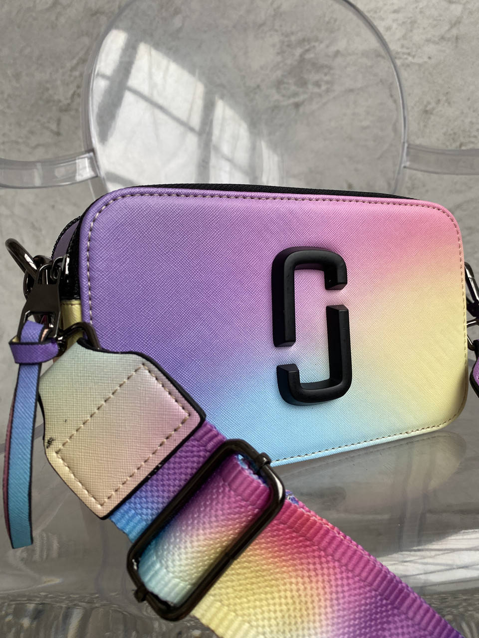 

Сумка Женская Marc Jacobs Snapshot Airbrush Фиолетового Цвета, Фиолетовый