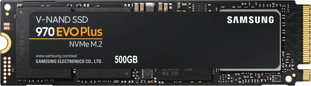 

Накопитель SSD 500GB Samsung 970 EVO Plus M.2 PCIe 3.0 x4 NVMe 3D TLC (MZ-V7S500BW)