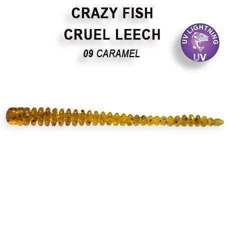 

Съедобный силикон Crazy Fish Cruel leech 2.2" 8-55-9-6 кальмар