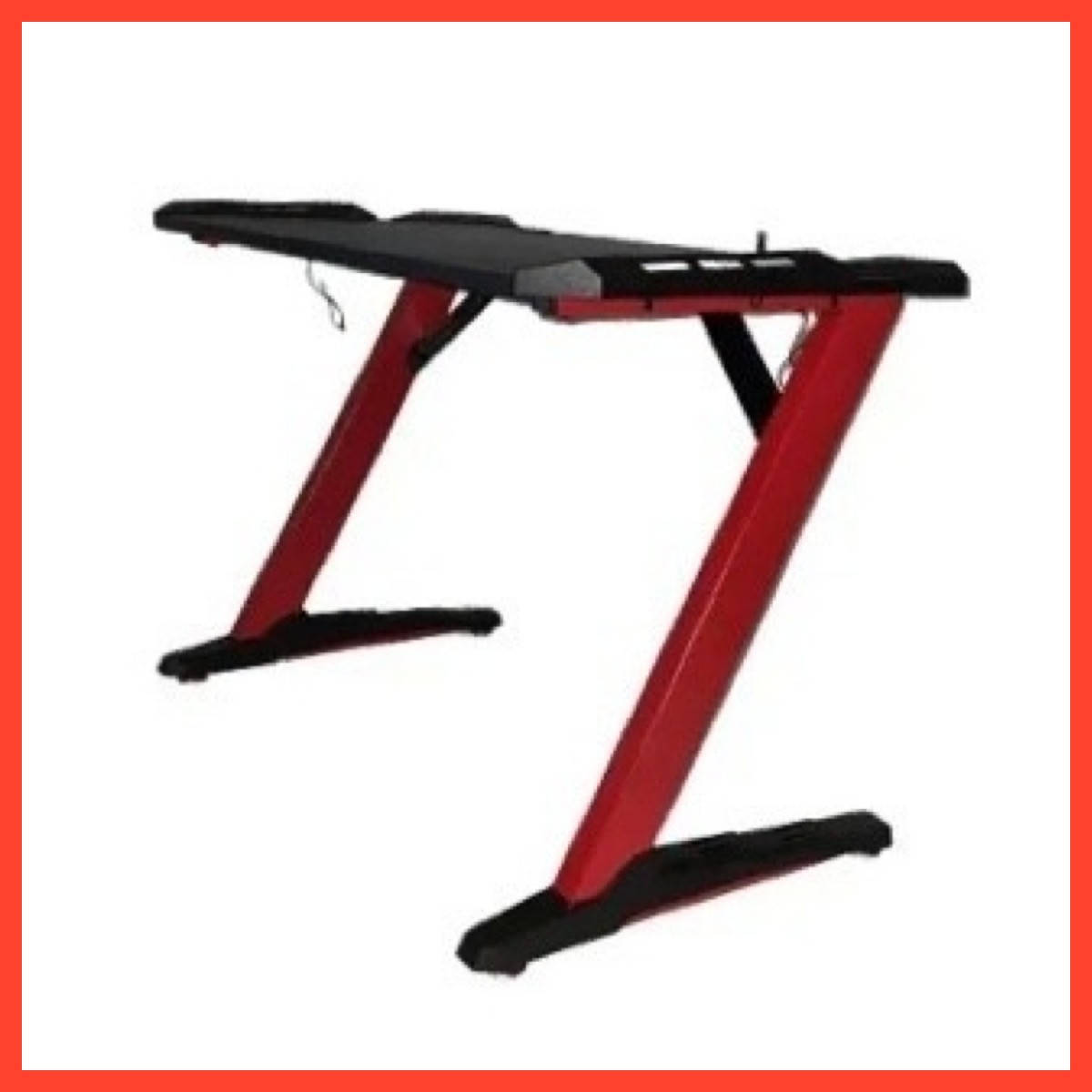 

Геймерский стол AVKO AGT3002 с LED-подсветкой Компьютерный Игровой Светодиодный Эргономичный Черно-Красный, Черный