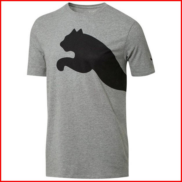 

Мужская футболка PUMA Oversized Logo T-Shirt ОРИГИНАЛ (размер L) серая
