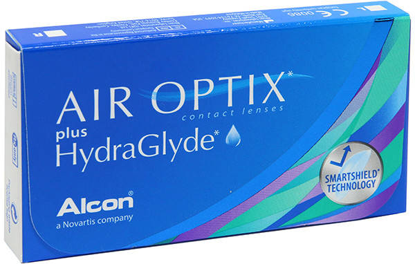 

Контактные линзы Air Optix plus HydraGlyde