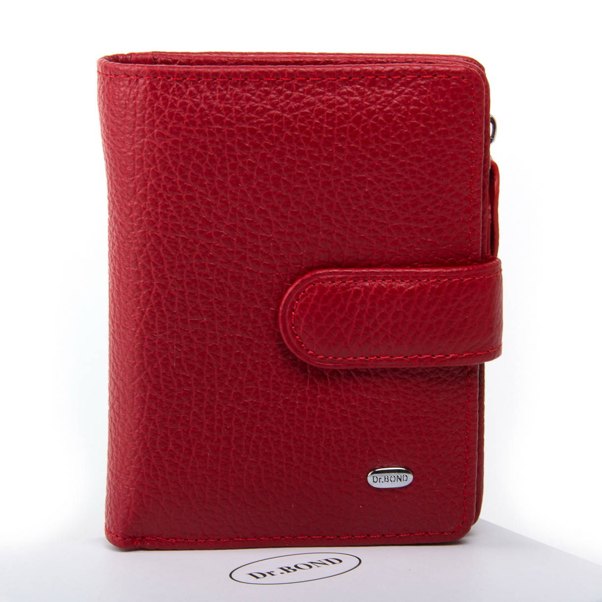 

Женский кожаный кошелек dr.Bond Classic WN-2 красный
