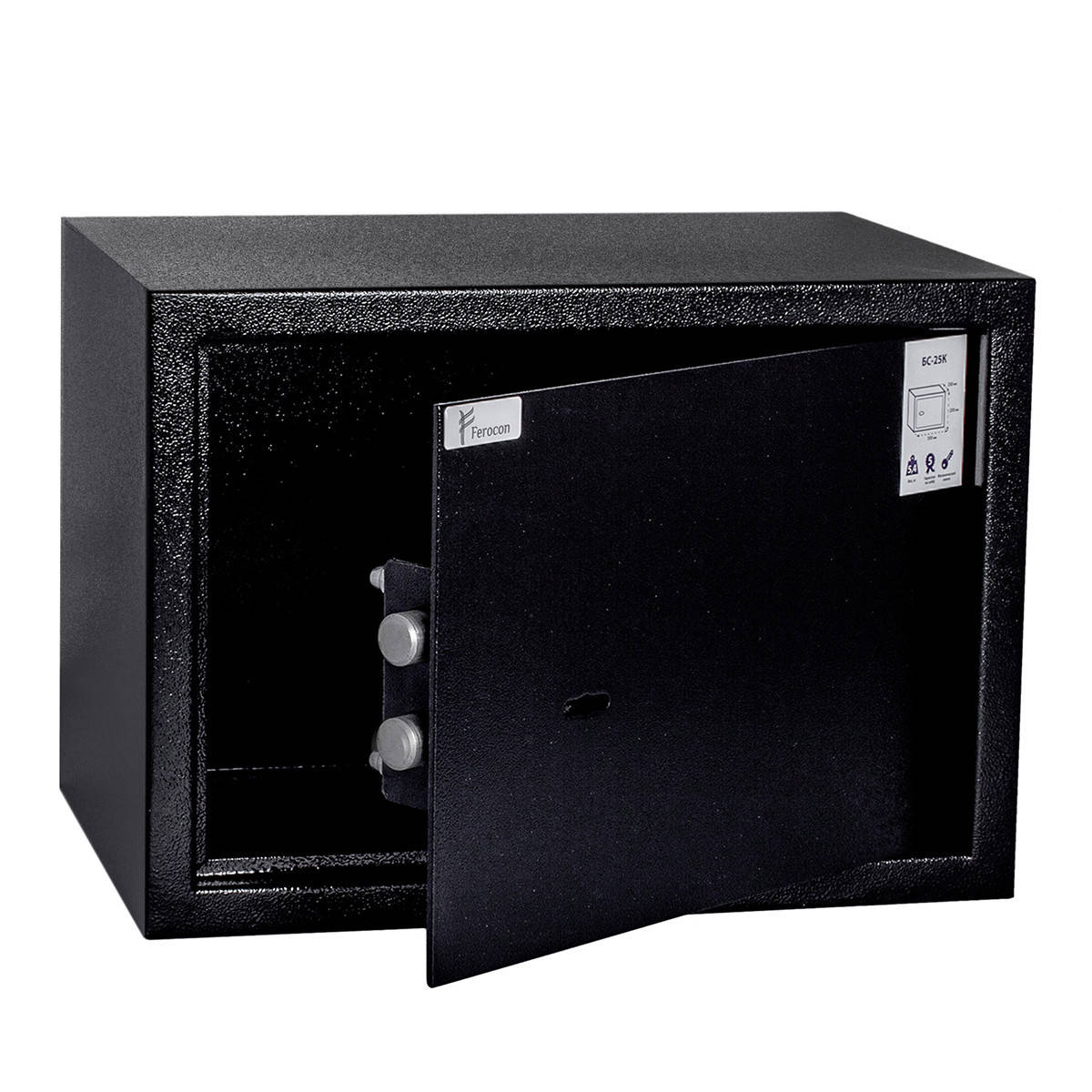 

Сейф Ferocon БС-25К.9005 (250х350х250), Черный