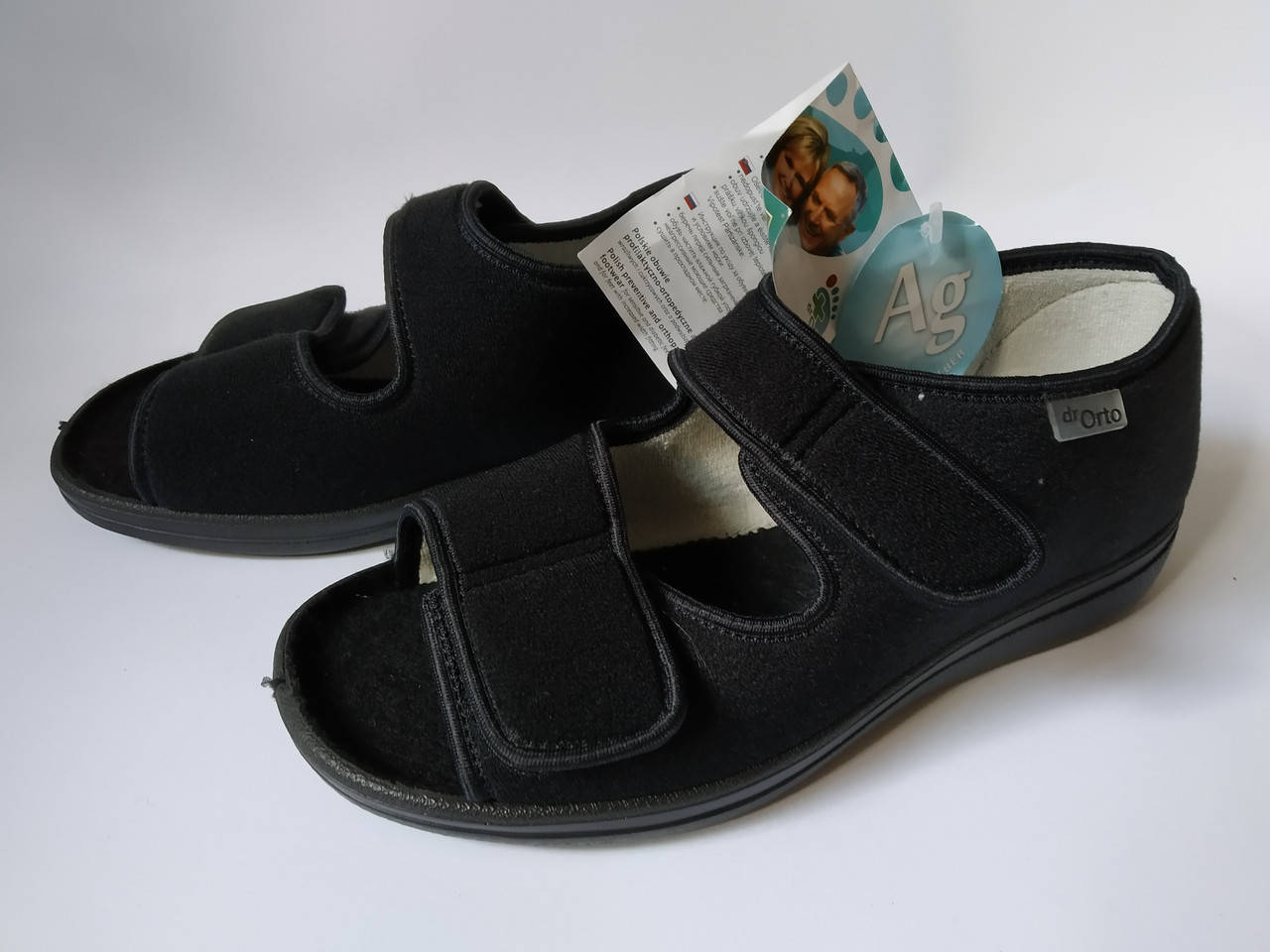

Сандалии женские диабетические ортопедические Dr. Orto, Черный