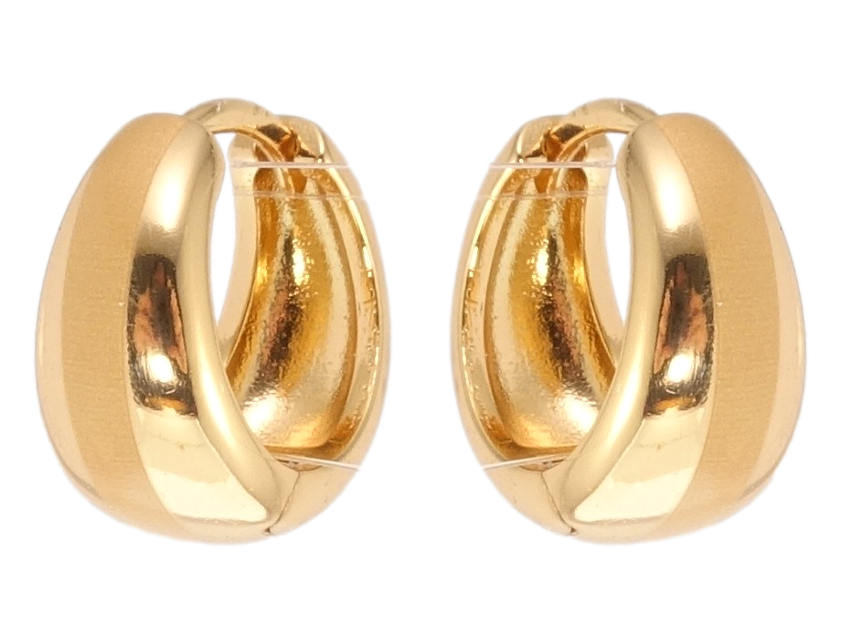 

Серьги Xuping Позолота 18K колечки "Декоративный орнамент напылением"