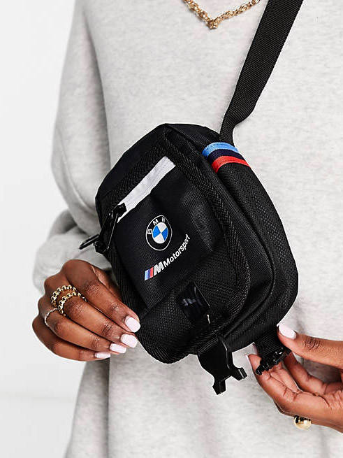 

Puma bmw оригинал Сумка на плечо барсетка оригинал небольшая черная m small portable 076901 01, Черный