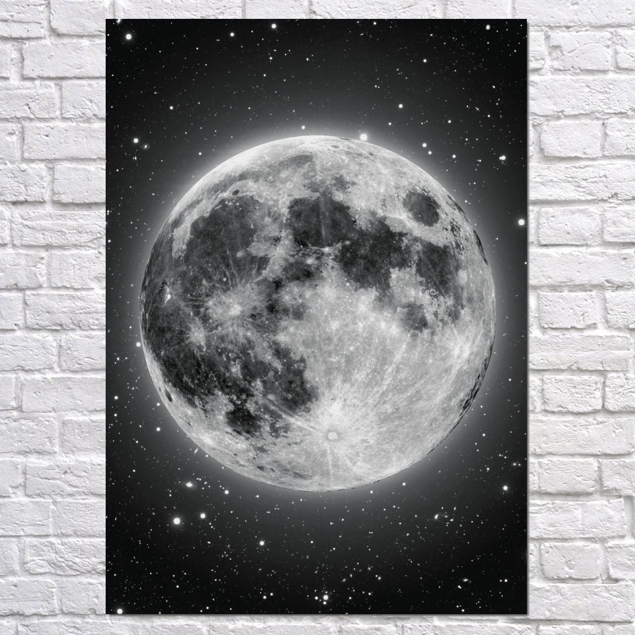 

Плакат "Луна на фоне звёзд, Moon" (артикул 4255) 42, Полуглянец, 30