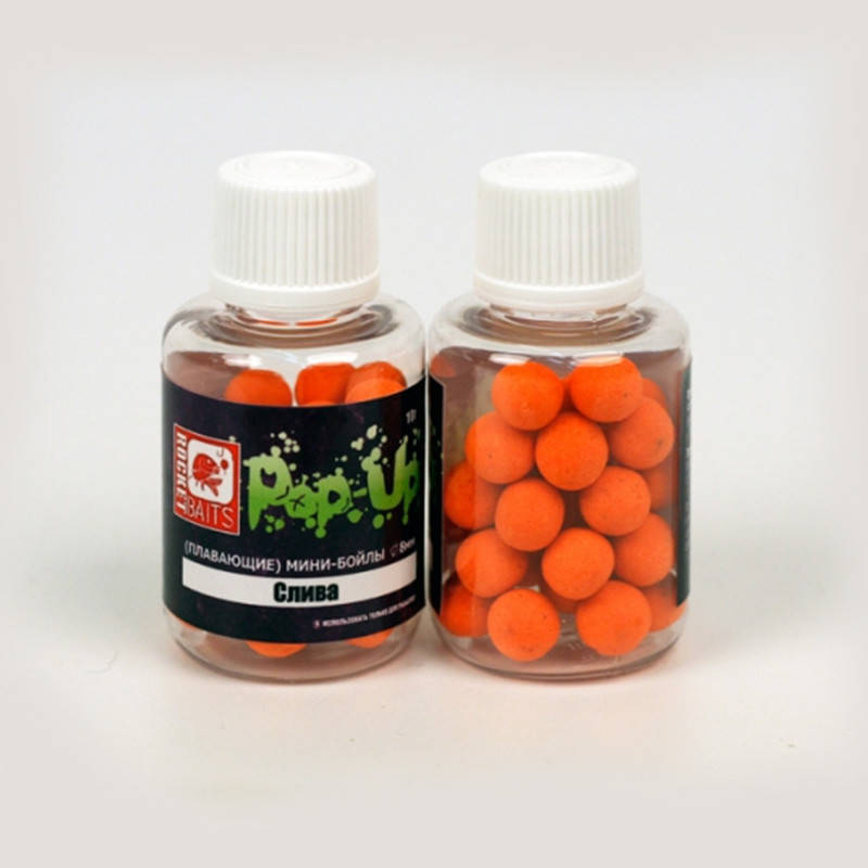 

Бойлы плавающие Слива 8мм Rocket Baits 10г