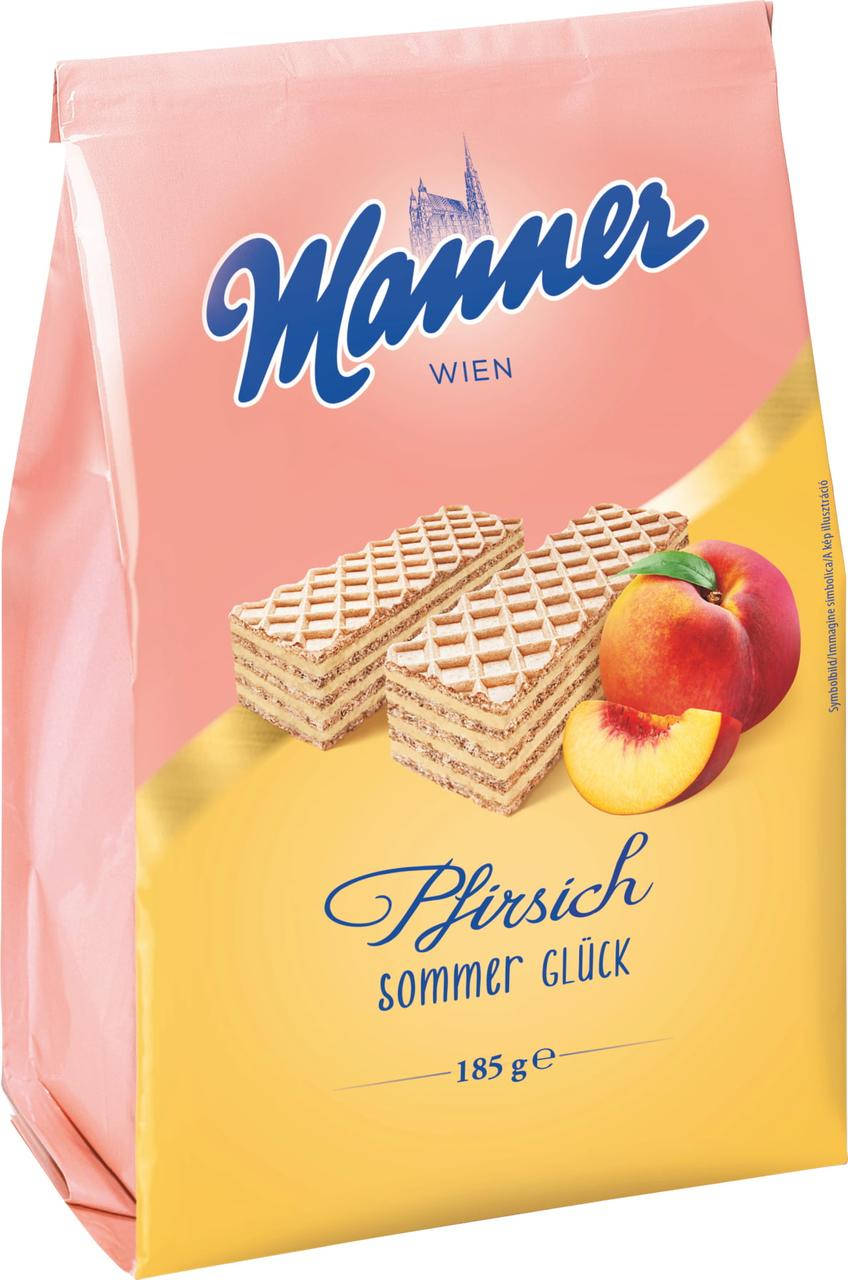 

Вафли Manner Pfirsich Персик 185 g
