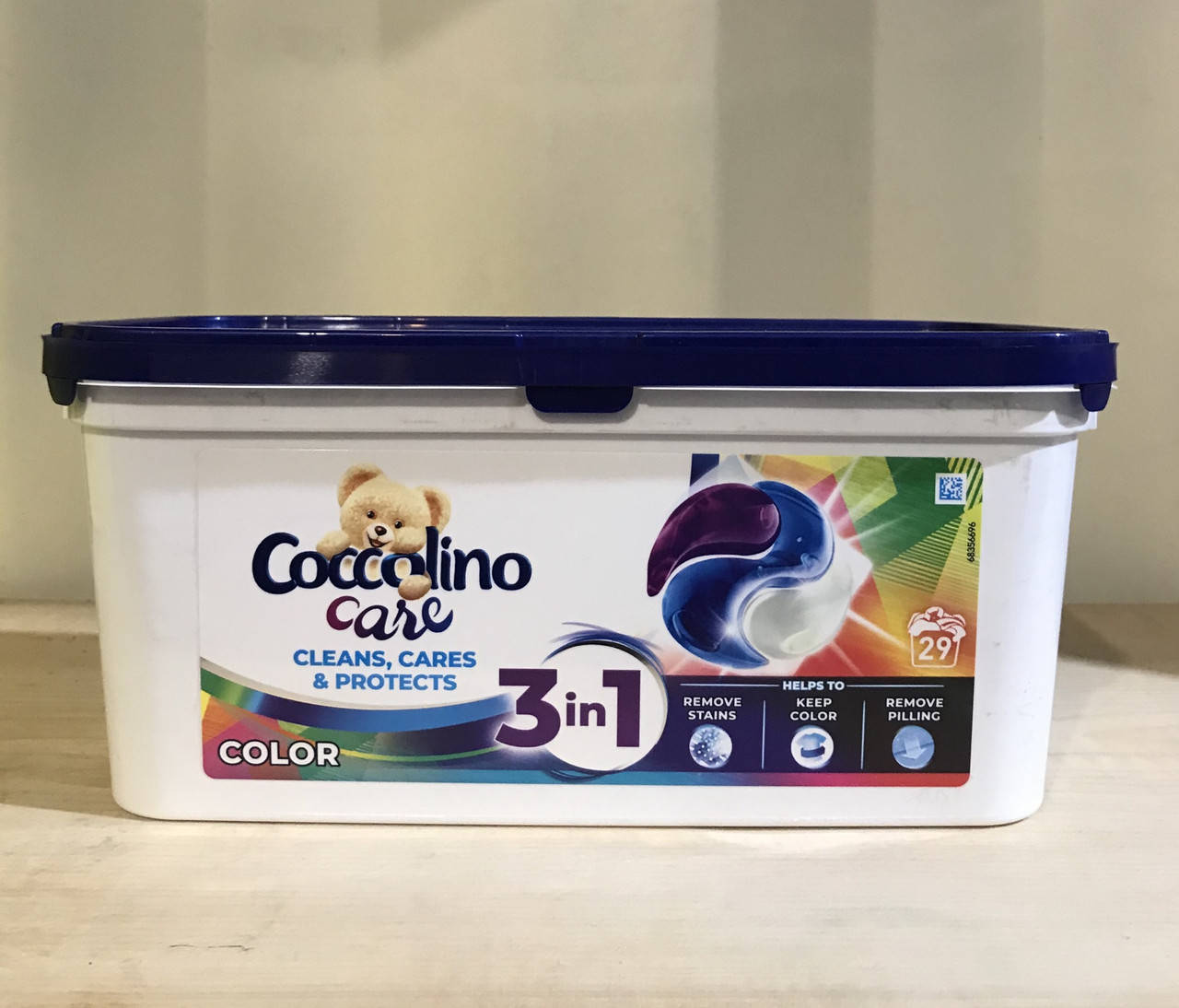 

Гель-капсули Coccolino Care для дитячої білизни, 29 шт