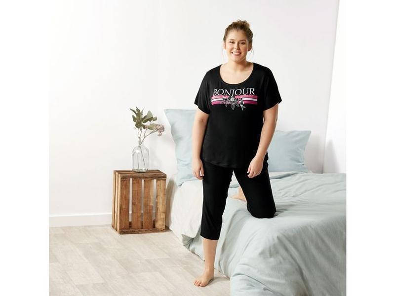 

Костюм для дома и сна пижама с капри Esmara xxl, 2xl 52-54 наш 58-60