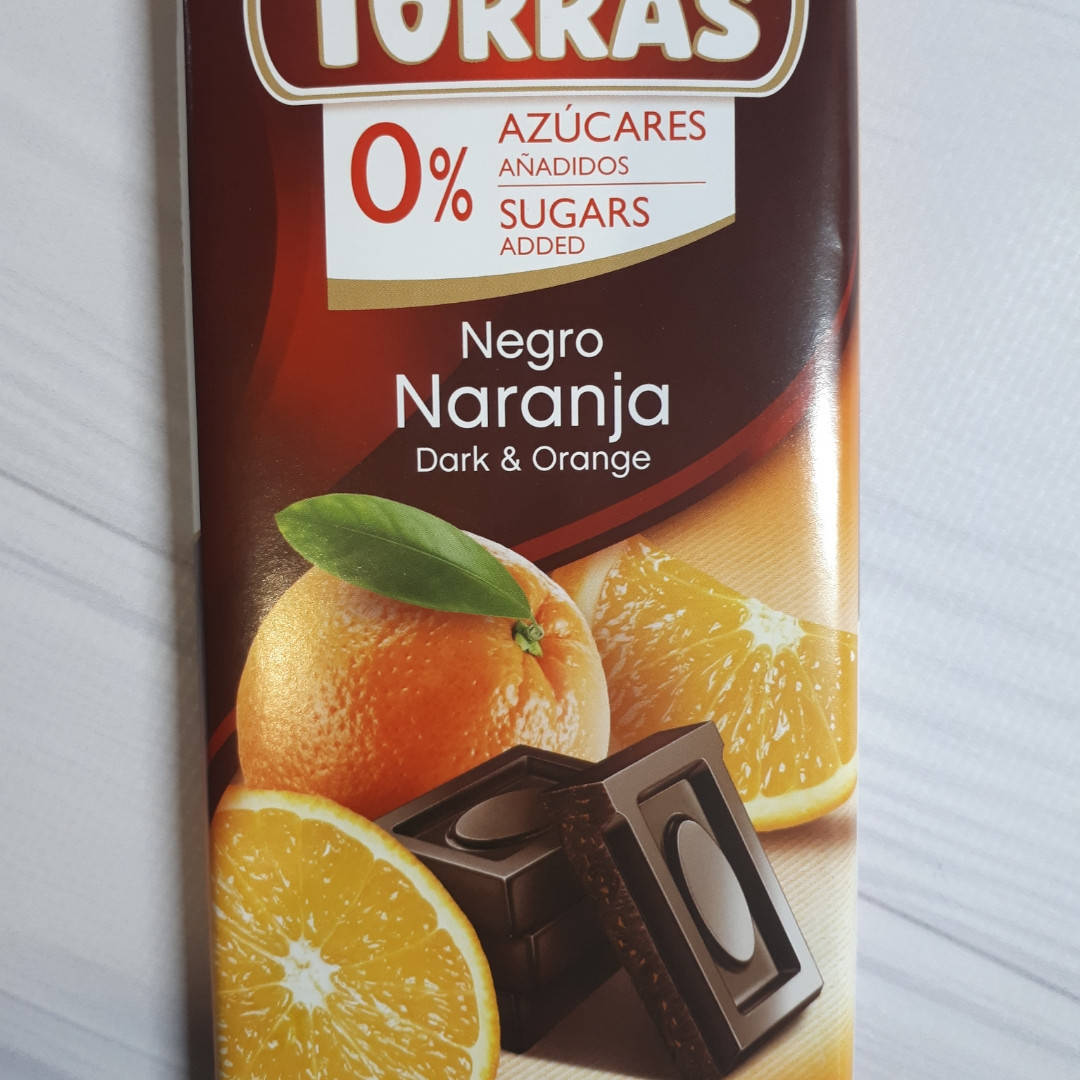 

Шоколад без сахара и глютена Torras черный с кусочками апельсина Испания 75г
