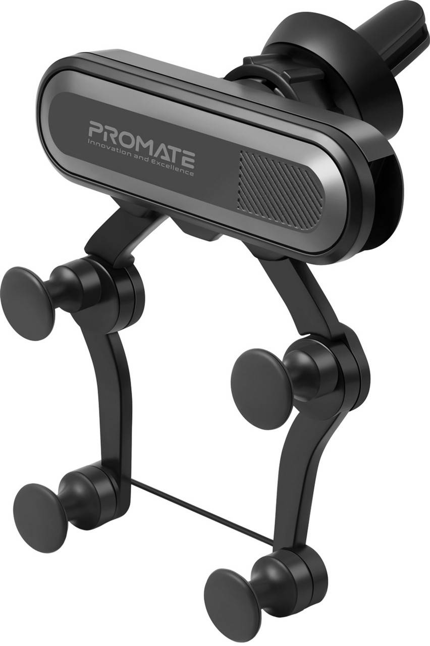 

Держатель для телефона в машину Promate Clutch Grey, Серый