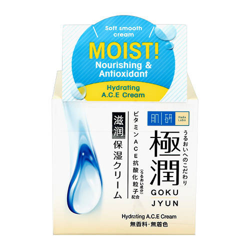 

Питательный гиалуроновый крем для лица HADA LABO Gokujyun Hydrating Cream 50g