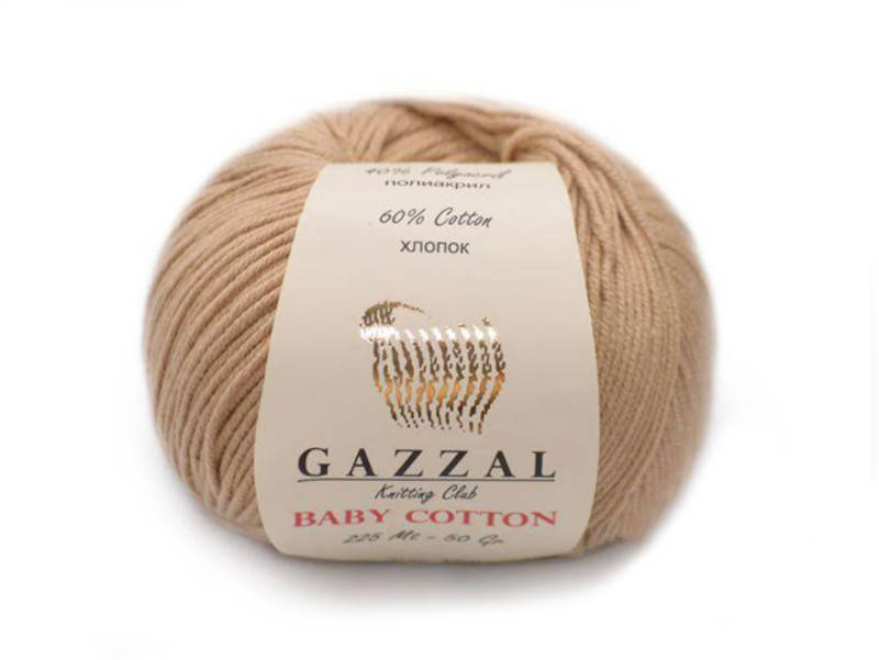 

Gazzal Baby Cotton, беж №3424, Бежевый
