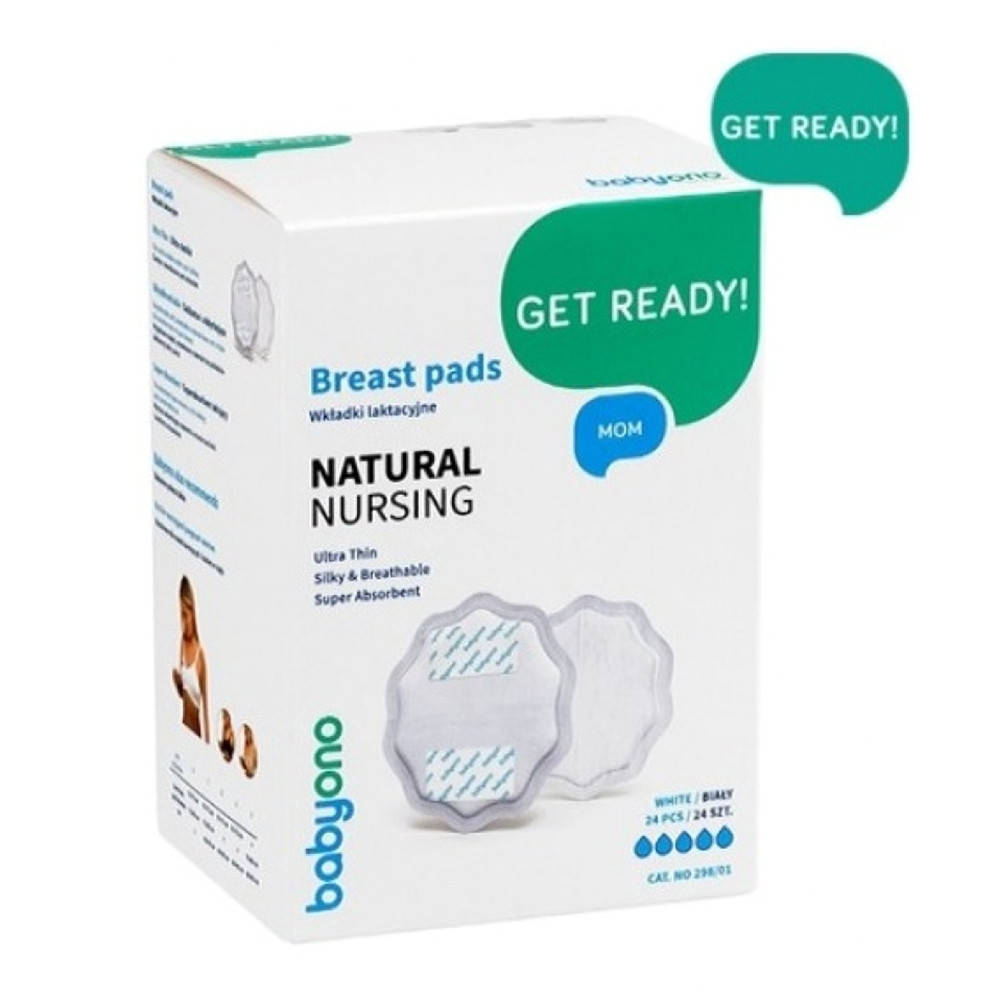 

Лактационные вкладыши BabyOno Natural Nursing 24 шт. (5901435407424)