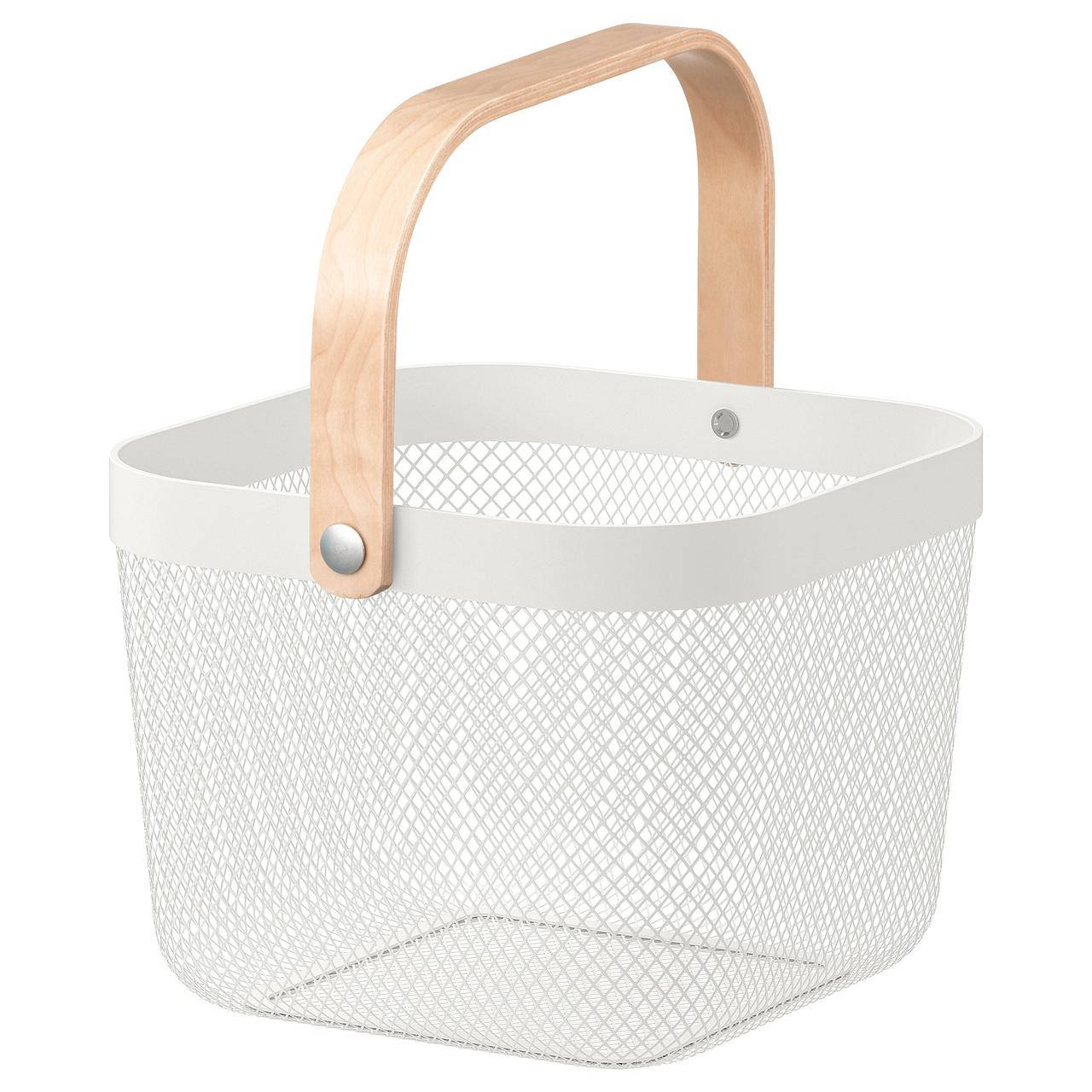 

Корзина IKEA RISATORP 25x26x18 см Белая 902.816.18