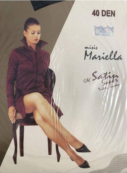 

Колготки женские с блеском плотностью 40 Den Mariella Польша , Черный