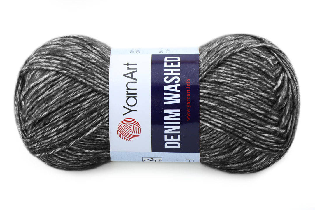 

YarnArt Denim Washed, Черный №922
