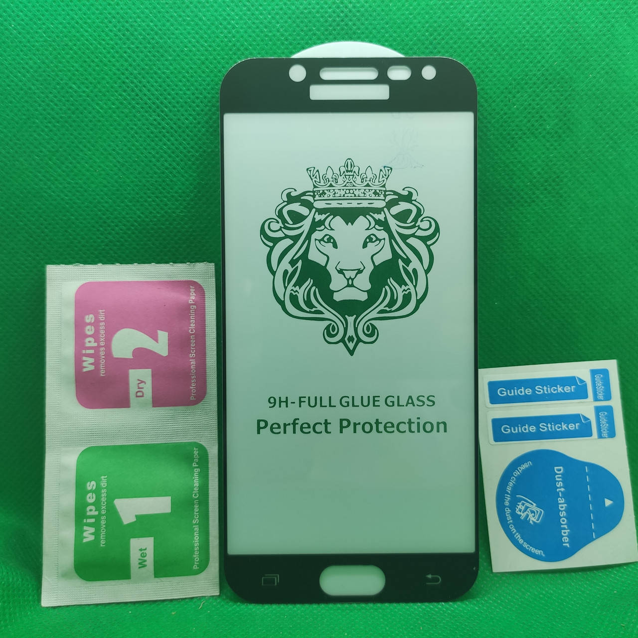 

Защитное стекло для Samsung Galaxy J5 2017 J530 Full Glue 9D 9H на весь экран телефона клей по всей, Черный