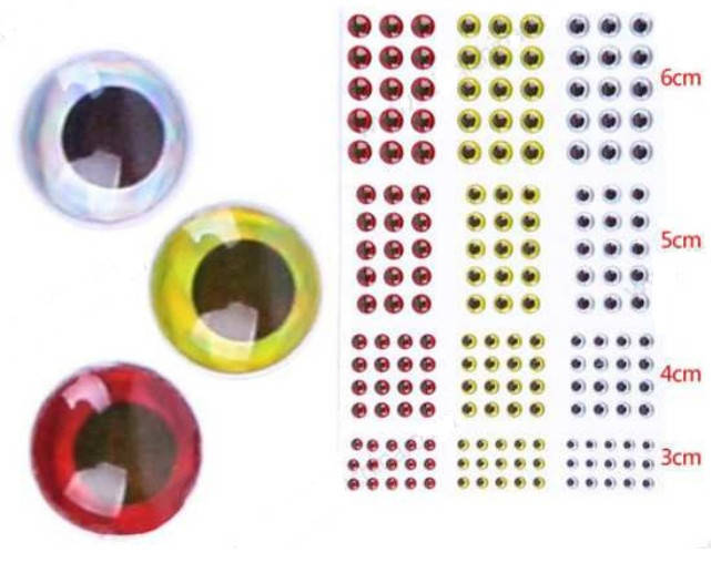 

Глазки 3-Д 3 мм (желтые)