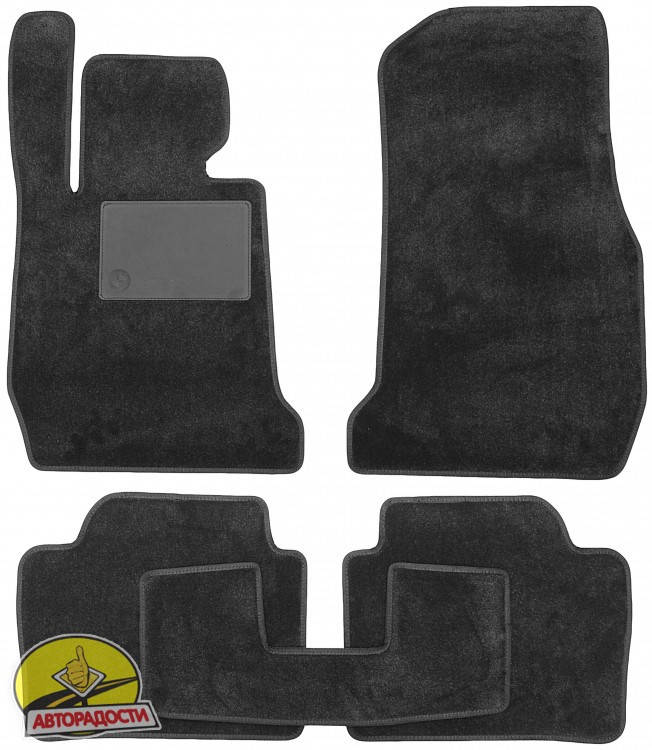 

Коврики в салон для BMW 3 F30 '12-, текстильные, черные (Optimal), Черный