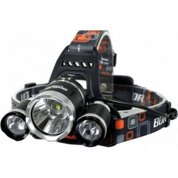 

Фонарь аккумуляторный на голову L-3000 (3 рефлектора)