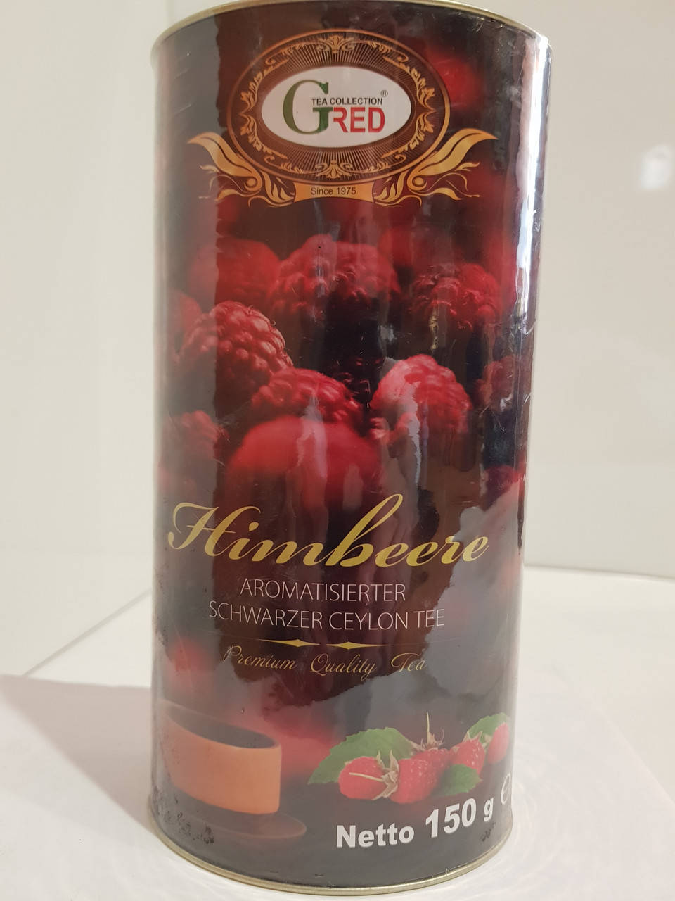 

Подарочный чай с ягодами малины "Малина" Gred, 150г в тубусе