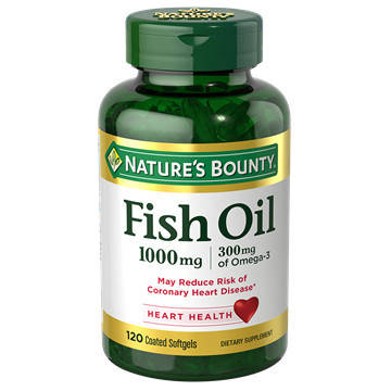 

USA ORIGINAL!!! Рыбий жир Natures Bounty Fish Oil Omega-3 1000мг 120 капс