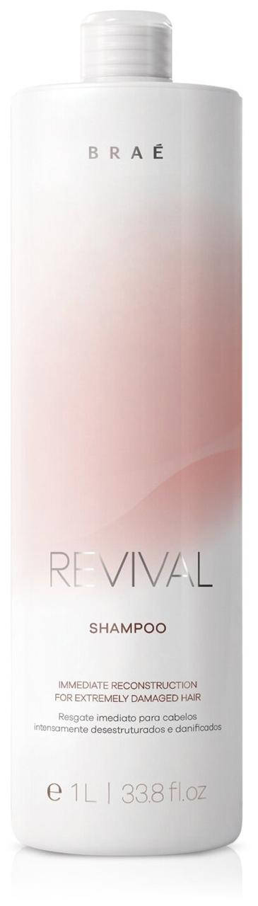 

Шампунь для волос BRAÉ Revival Reconstruction Shampoo Home Care, 1000 мл