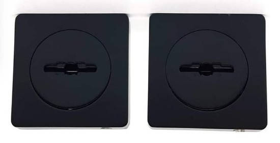 

KEDR 08 накладка сувальдная со шторкой Black mat