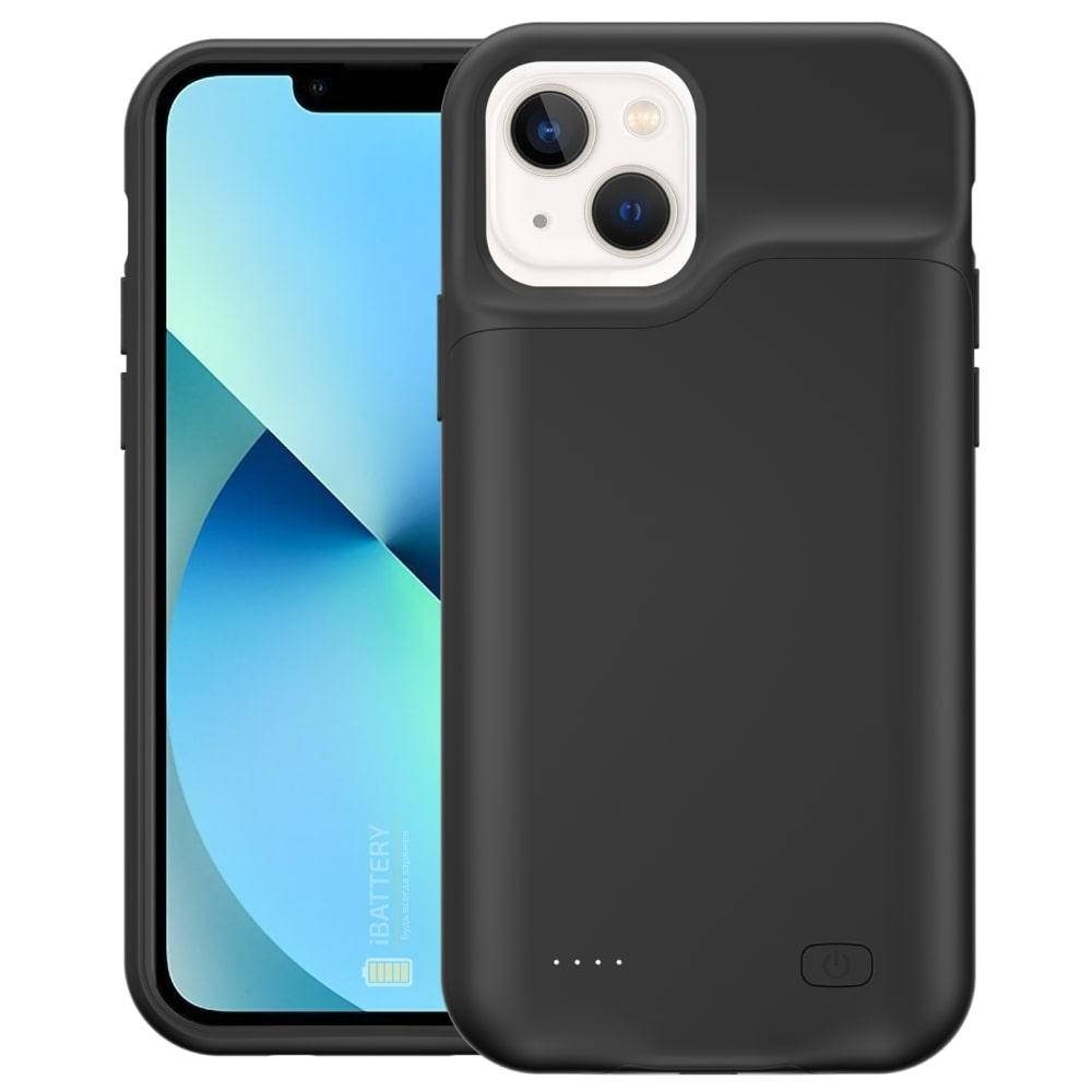 

Чехол зарядка для iPhone 13 Mini 6000 mAh black, Черный
