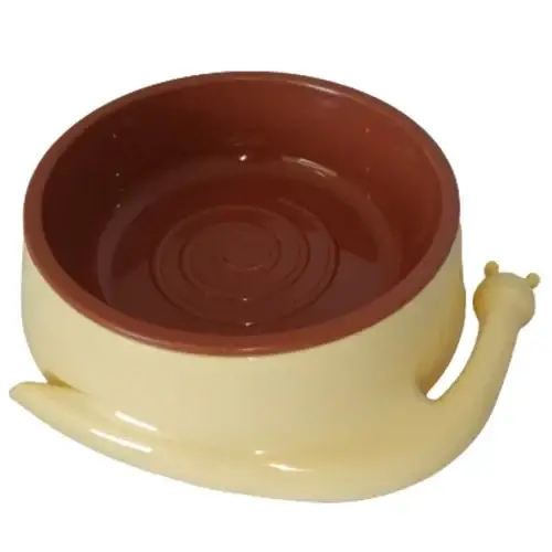 

Пластиковая миска AnimAll в форме улитки, для кошек, S, 200 мл, желто-коричневая