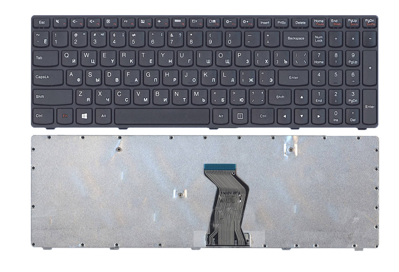 

Клавиатура для ноутбука Lenovo IdeaPad G500, матовая (25-210902), Черный