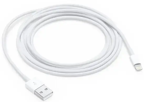 

Apple Lightning to USB Cable 2m кабель зарядка для Iphone, Белый