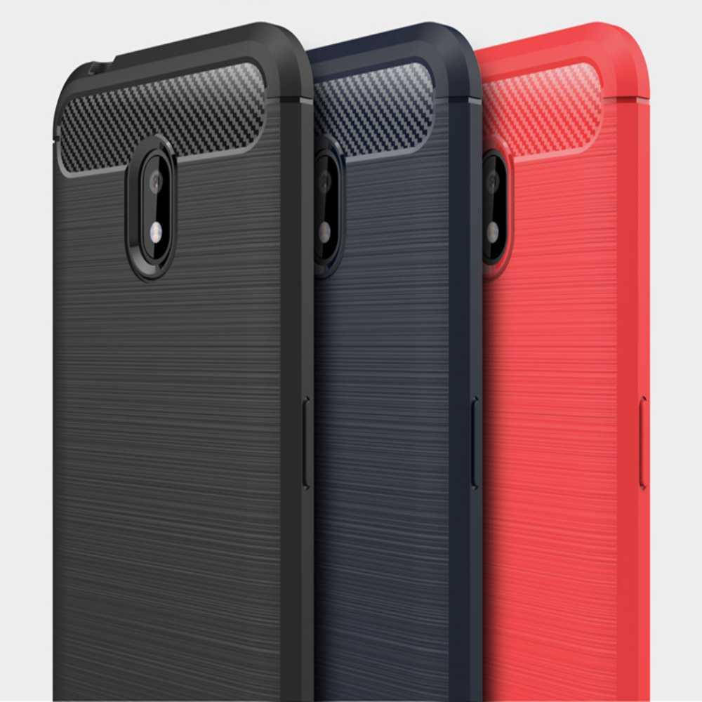 

Чехол накладка Polished Carbon для Nokia 2.2, Разные цвета