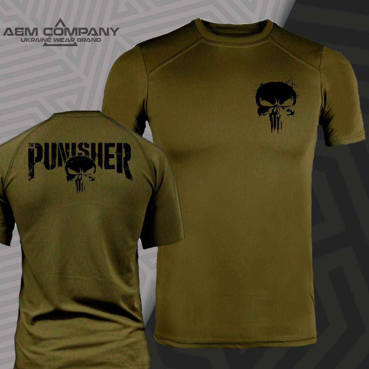 

Футболка CoolMax PUNISHER’ цвет олива