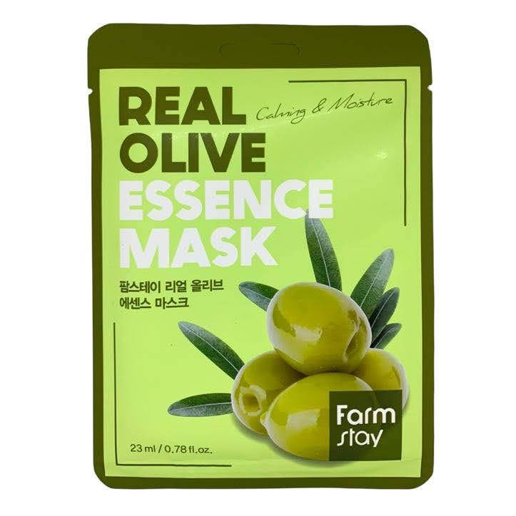 

Тканевая маска на основе экстракта оливы FarmStay Real Olive essence mask