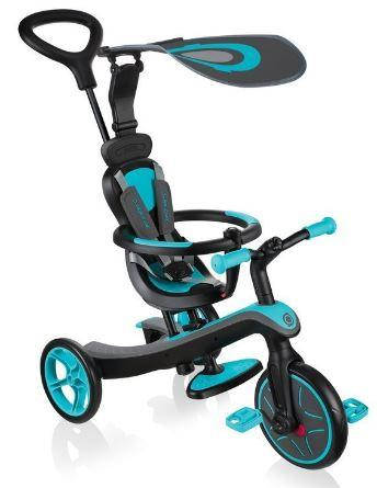 

Детский велосипед 4 в 1 Globber Explorer Trike Teal, Бирюзовый