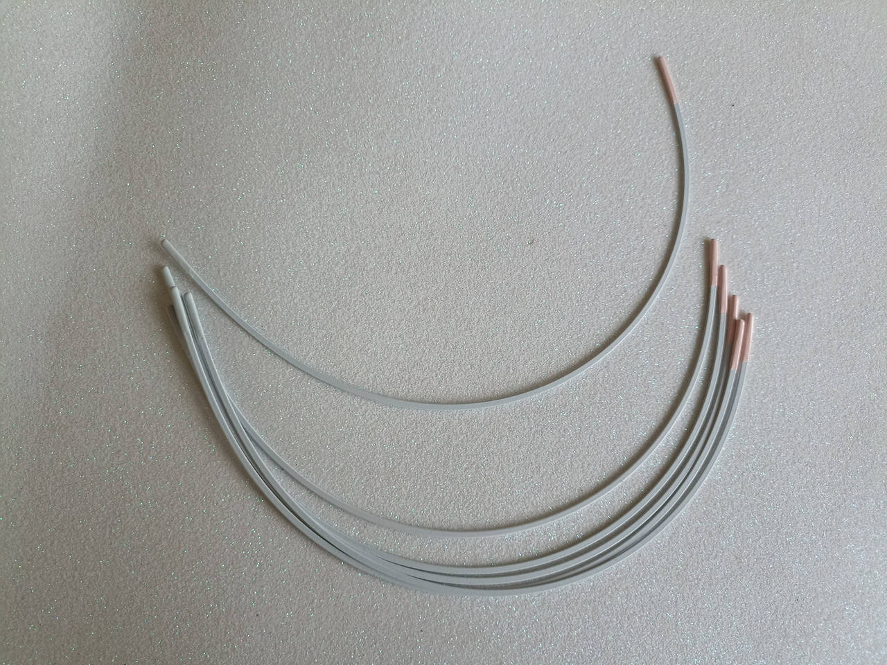 

Косточки для бюстгальтера размер 105 белая эмаль метал длина 29см, Белый